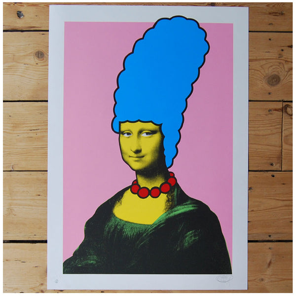 Rare Mona Simpson print by Nick Walker