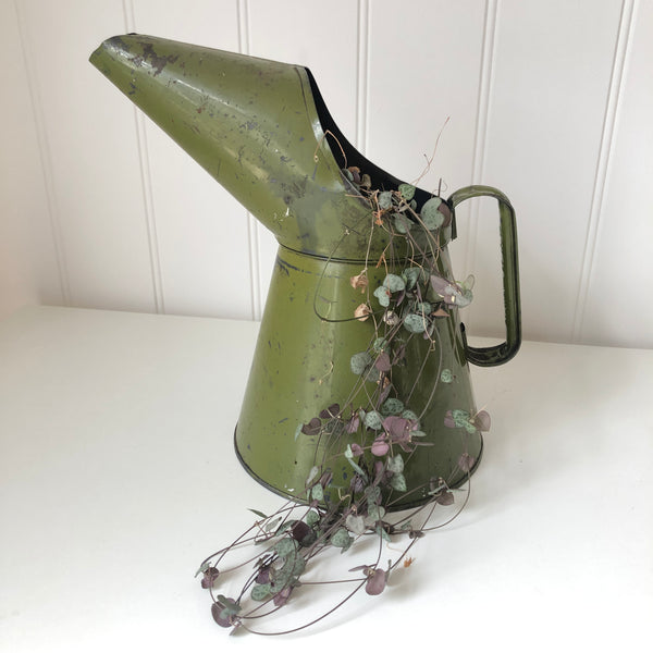 Green Vintage Decorative Oil Can