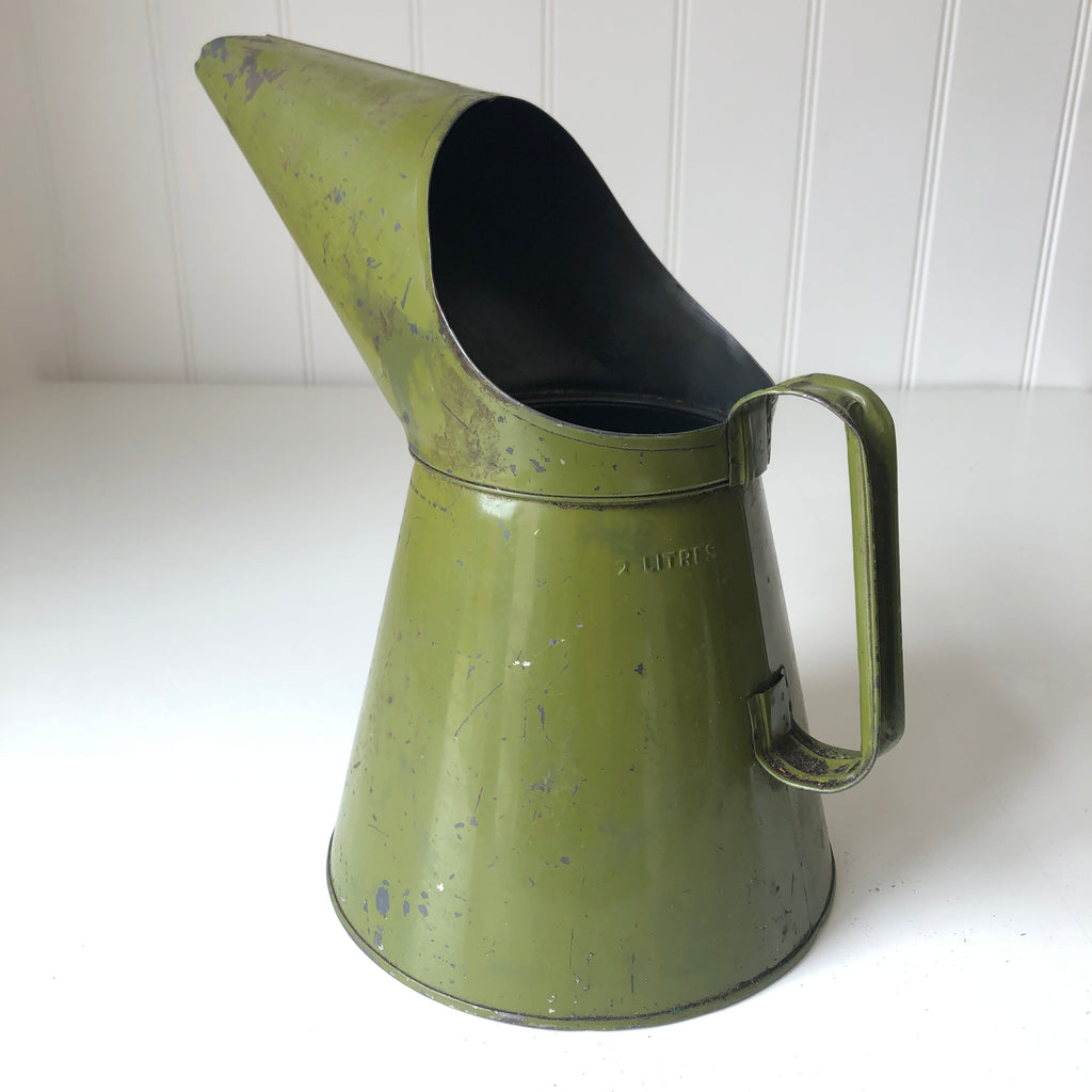 Green Vintage Decorative Oil Can