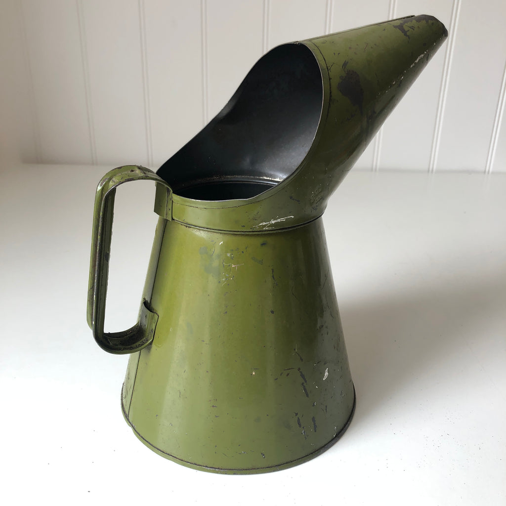Green Vintage Decorative Oil Can