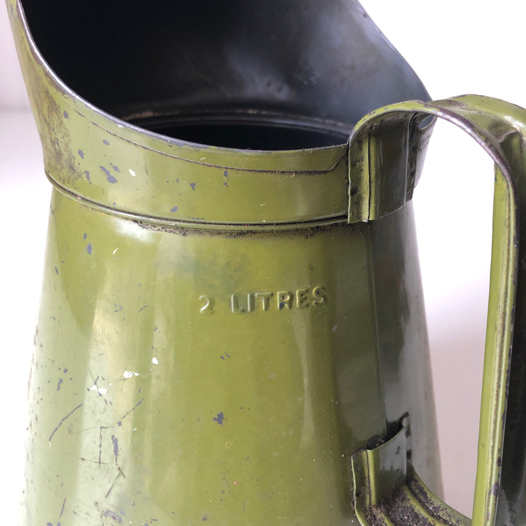 Green Vintage Decorative Oil Can