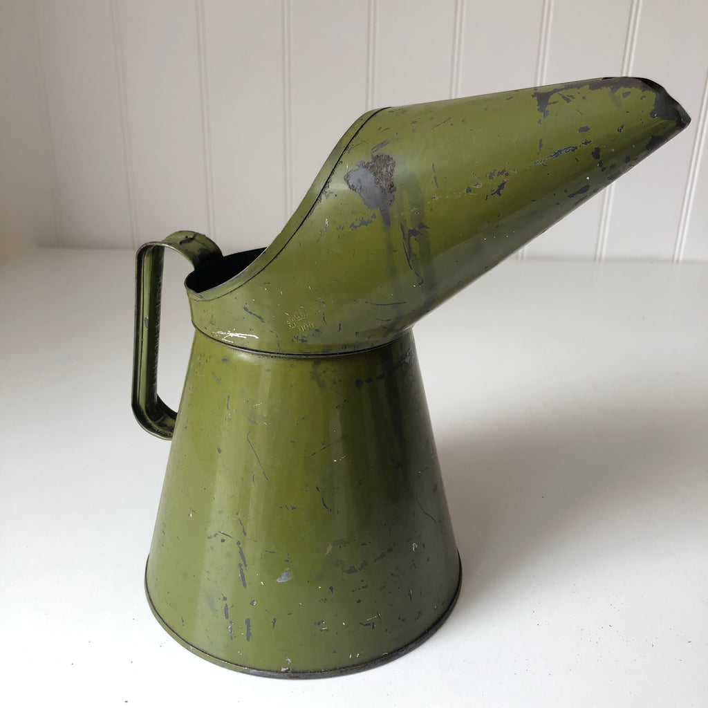 Green Vintage Decorative Oil Can