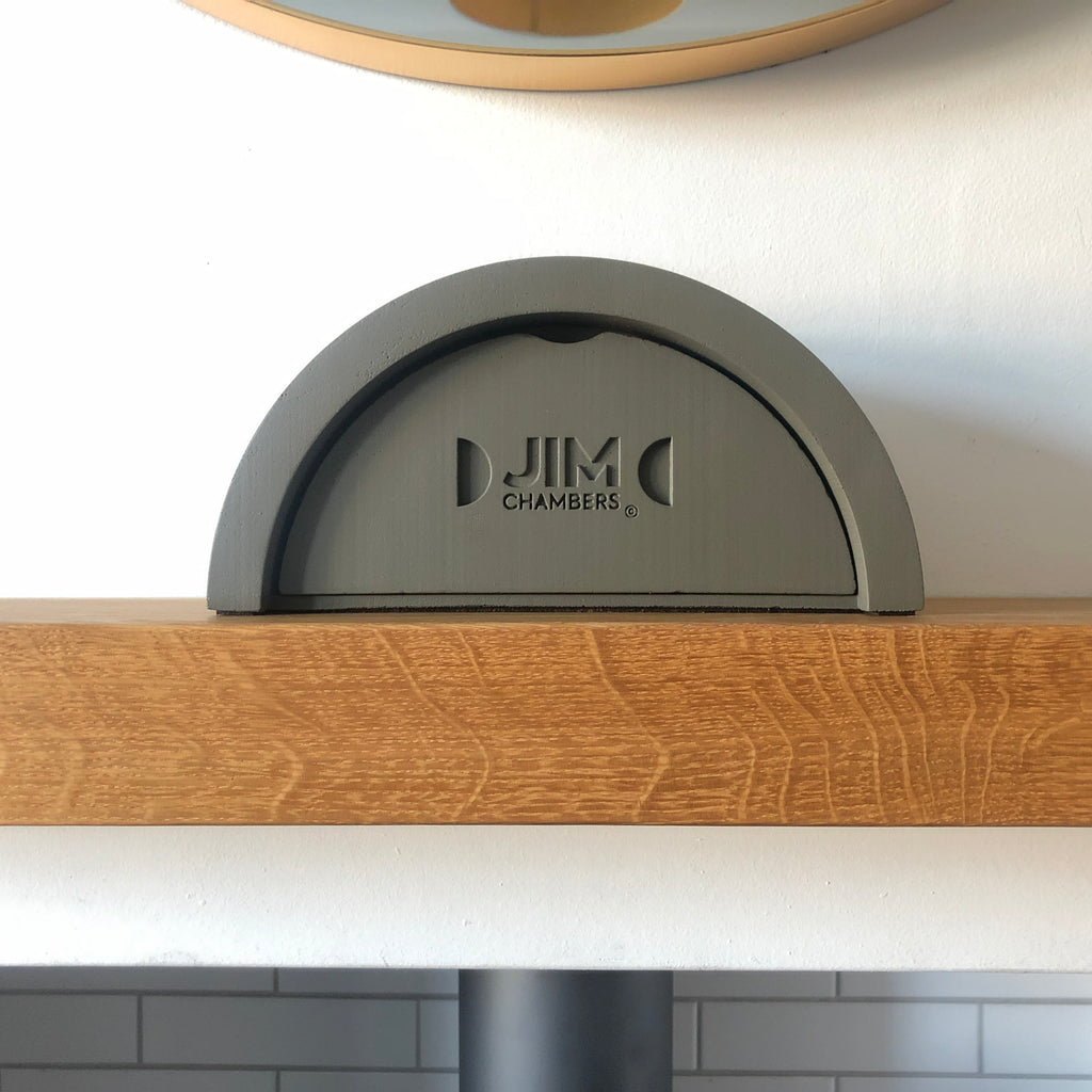Custom Khaki Painted New Deco Clock