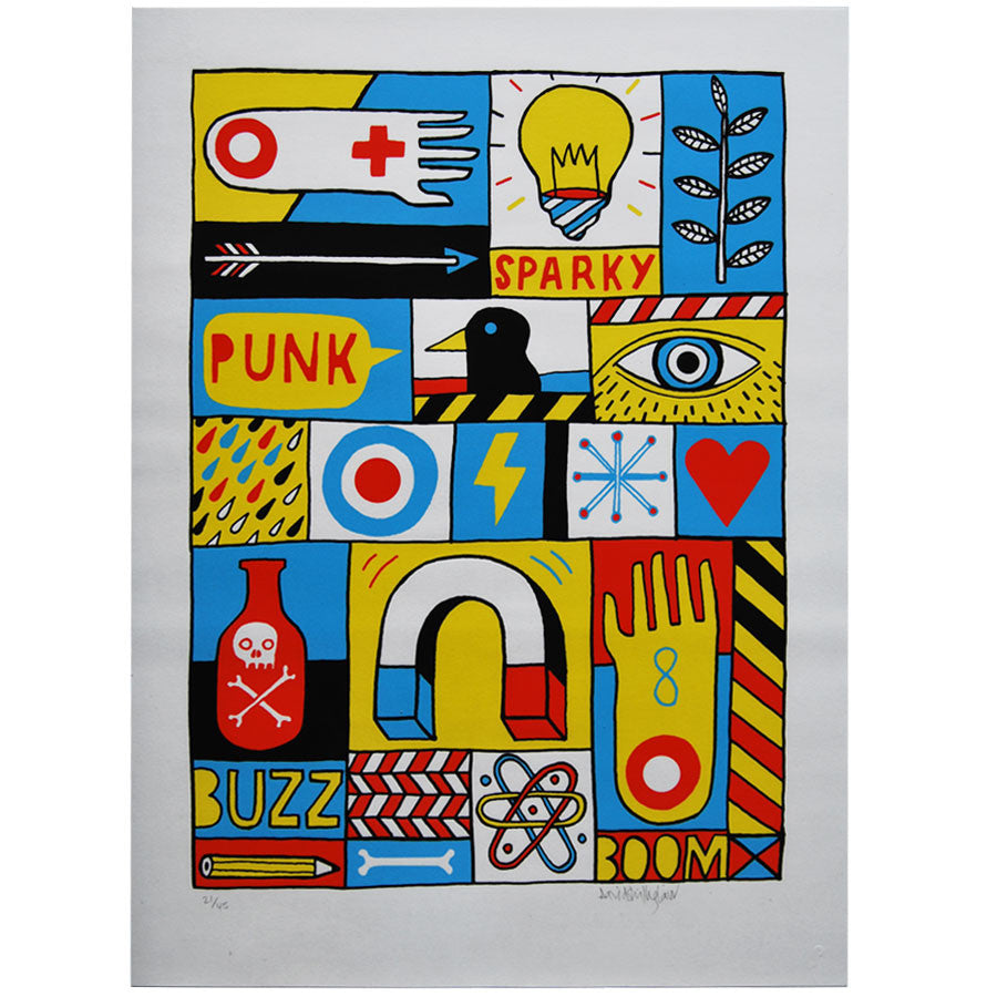 Moniker print by David Shillinglaw