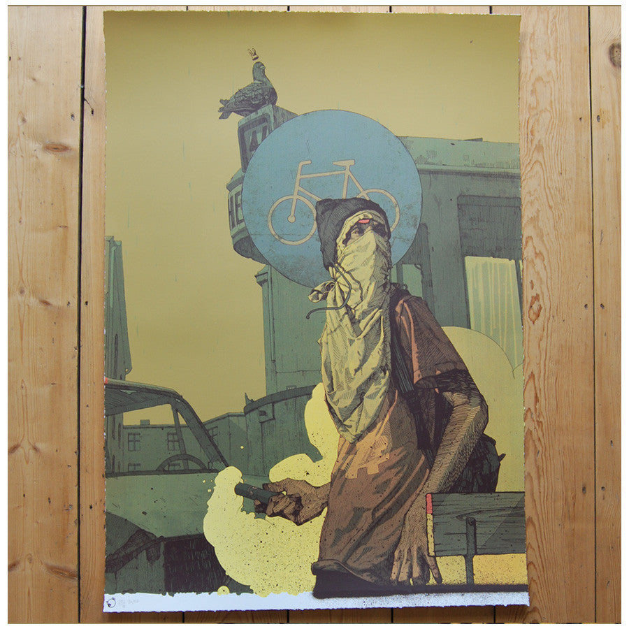 Final Frontier signed print by Sainer (Etam Cru)