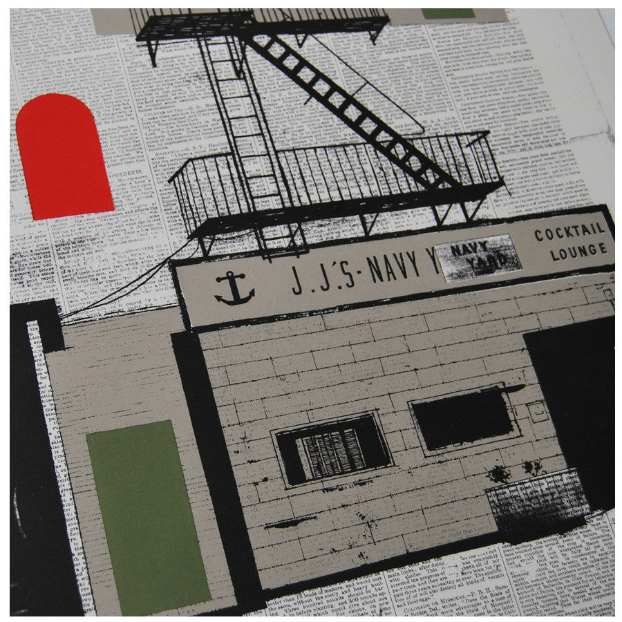 Evan Hecox limited edition Navy Yard print