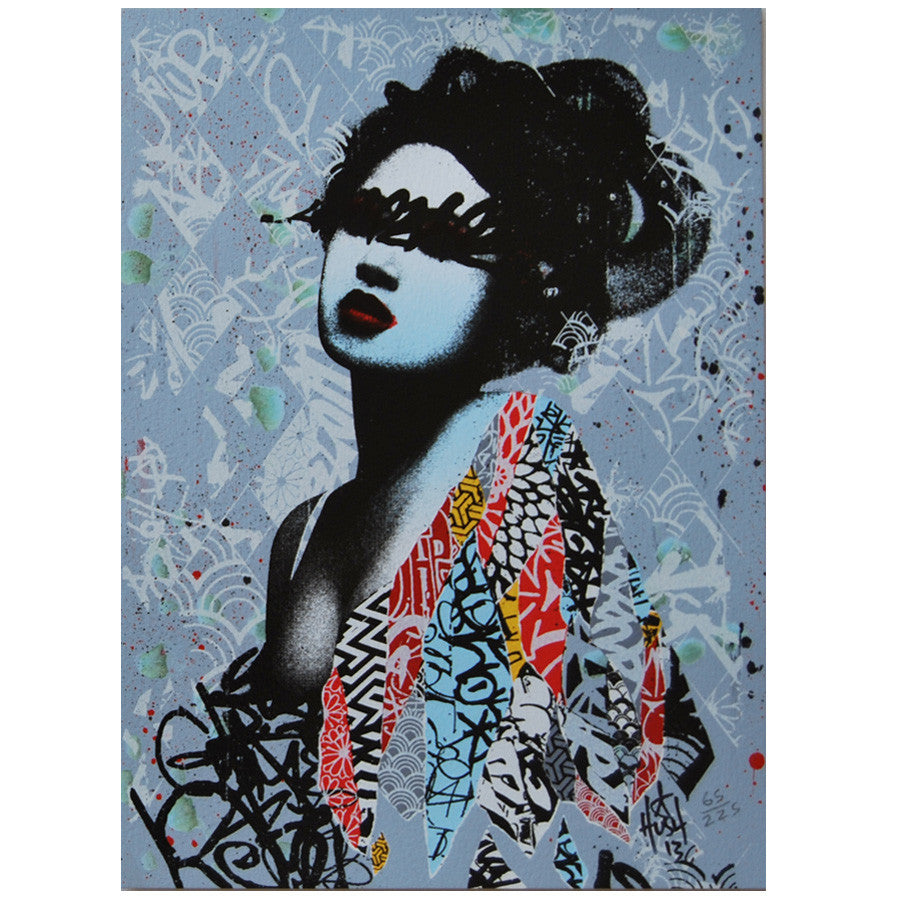 Signed Unseen 1 & 2 print set by HUSH