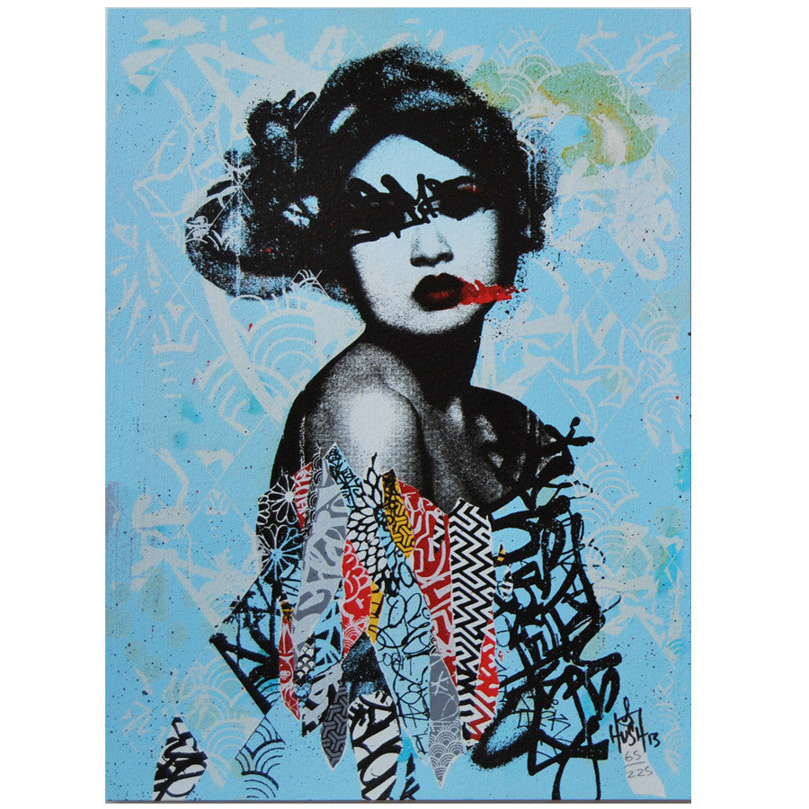 Signed Unseen 1 & 2 print set by HUSH