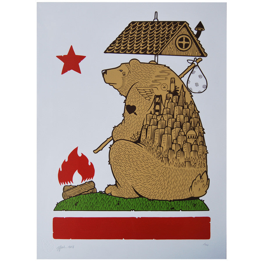 The Flag Bear by Jeremy Fish