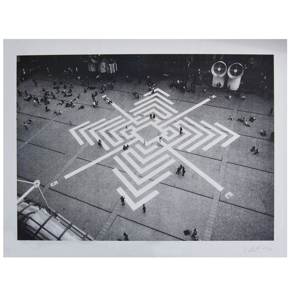Place Beaubourg print by L'Atlas