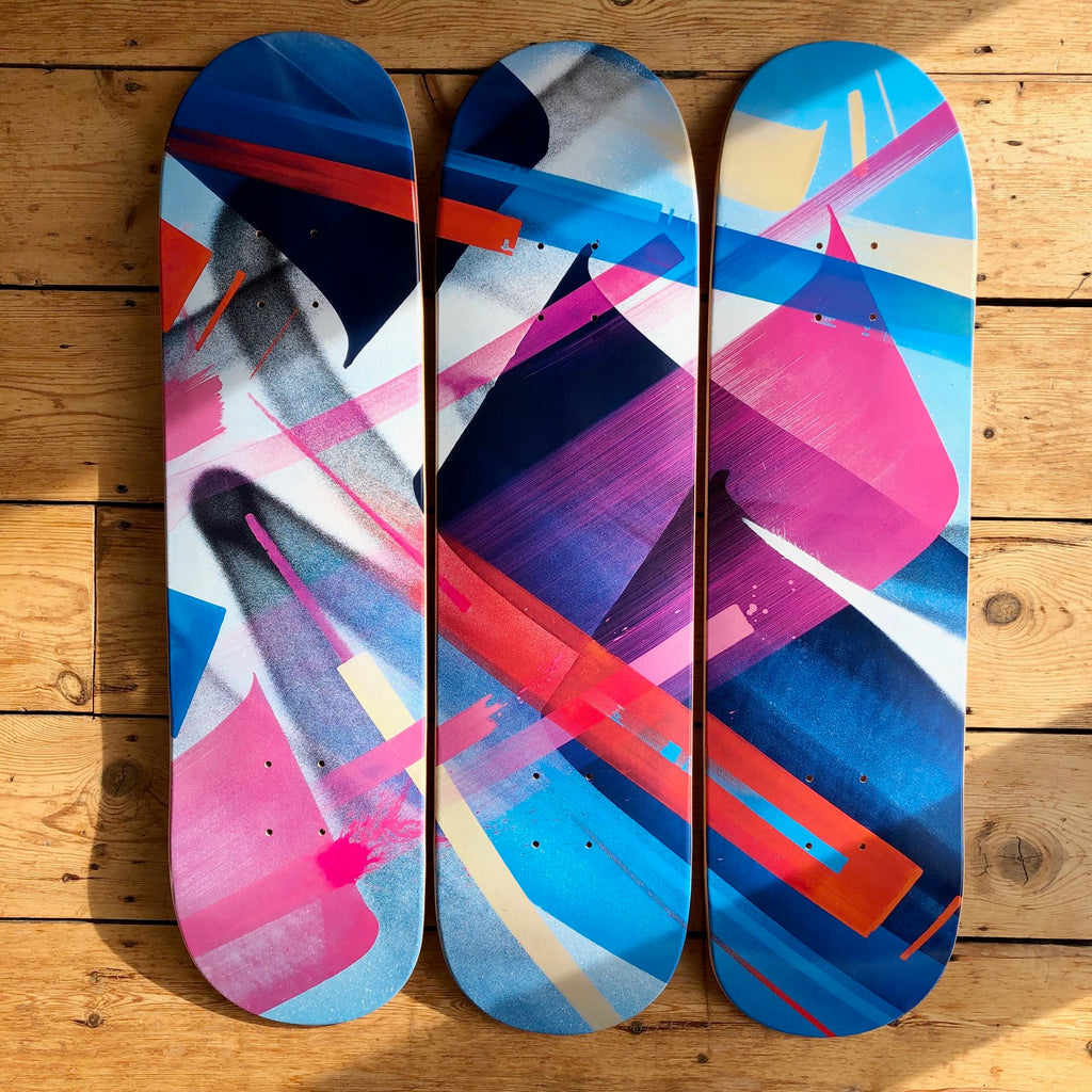 MadC Skateboards Tryptych
