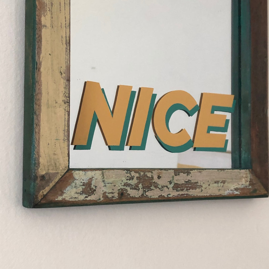 NICE! - Sign written mirror