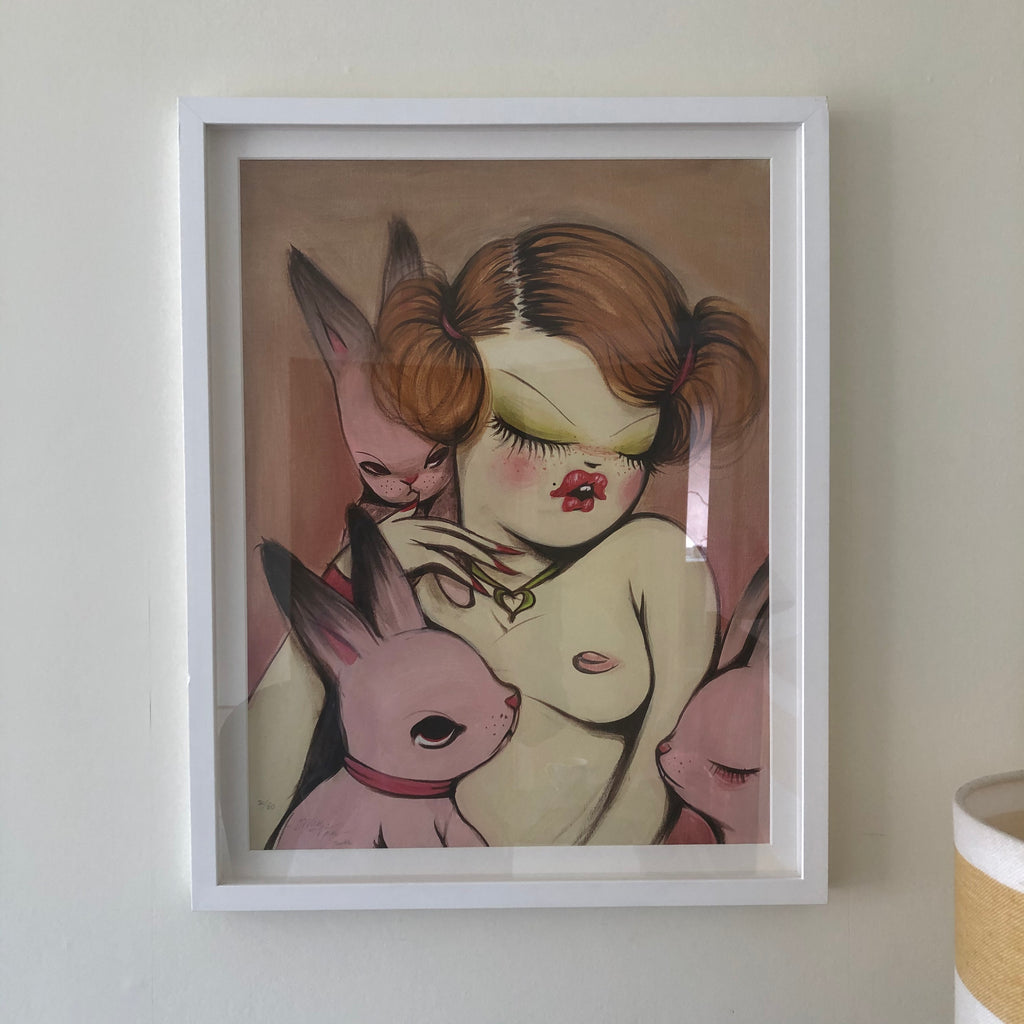 Miss Van framed print