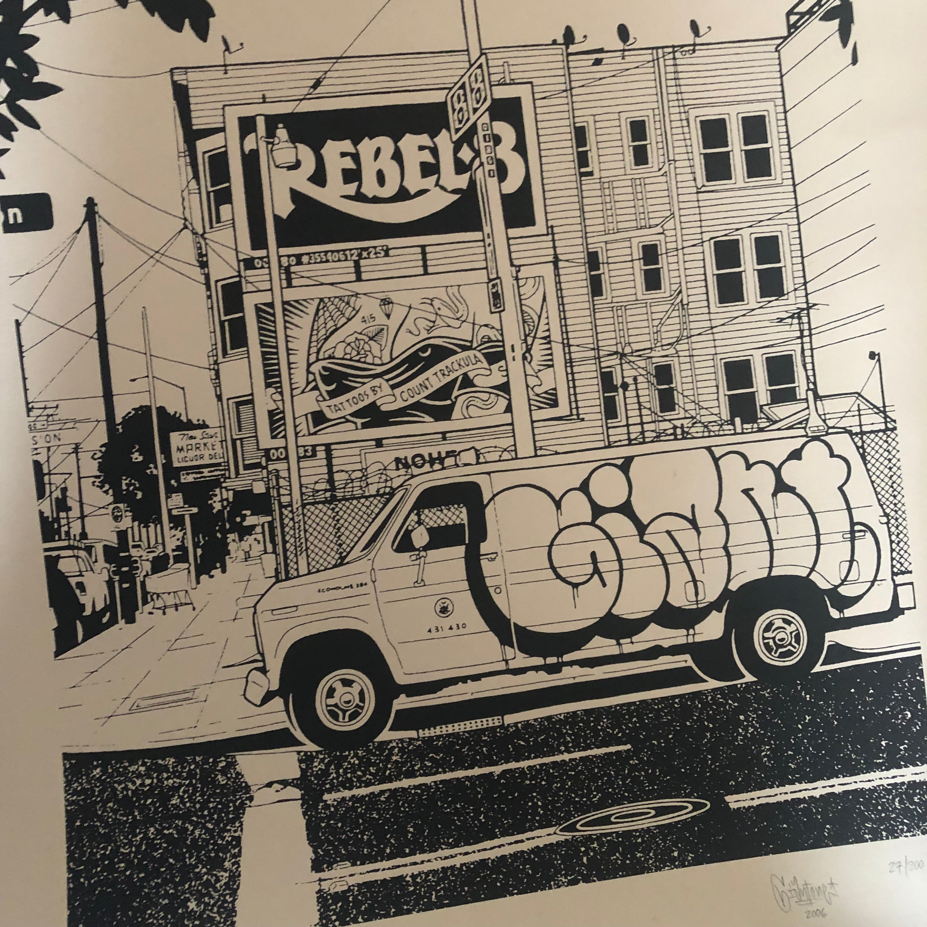 Mike Giant limited edition print - Oh Yeah Gallery